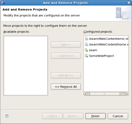 Deployed files on the Server
