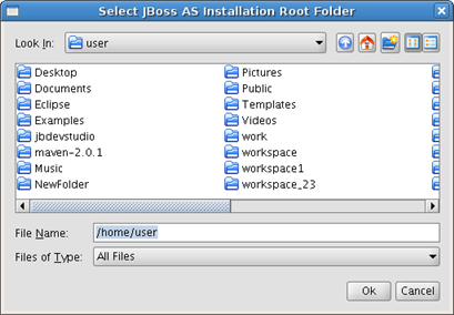 Finding Servers in the Selected Directory