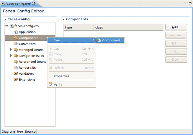 Registering a New JSF Component