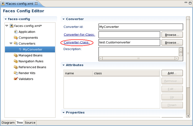 Generation of Source Code for Converter Class