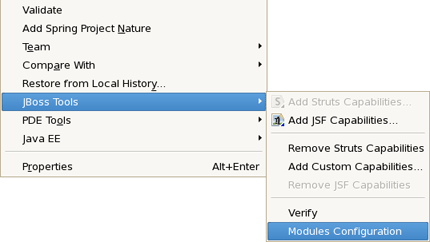 Choosing Modules Configuration