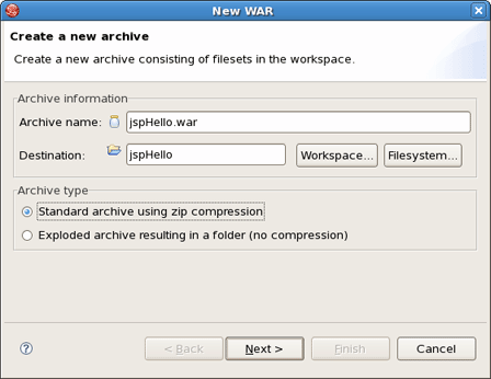 New WAR Archive