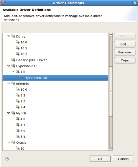Hypersonic DB Selecting
