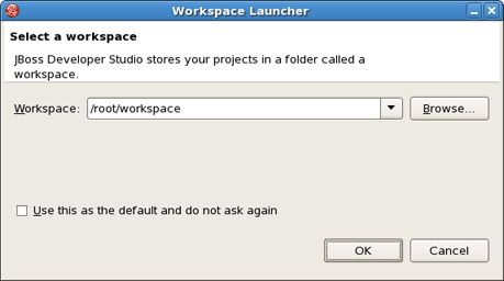Workspace Launcher Dialog