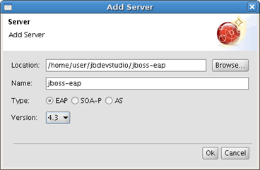 Specify Server Location