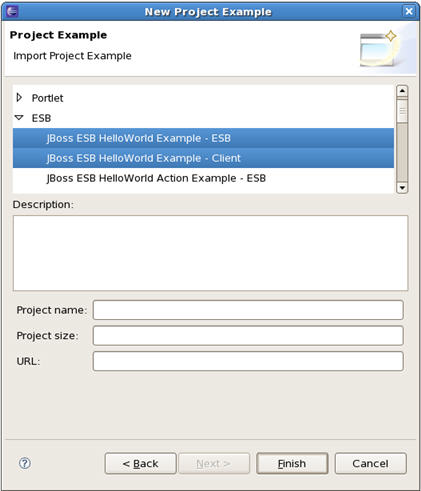 JBoss Tools ESB Project Examples