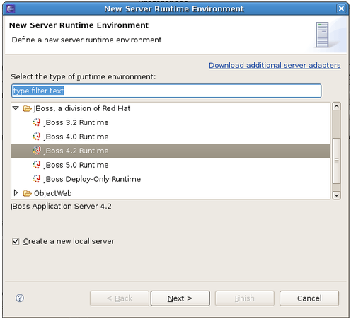 Type of Server Runtime Environment