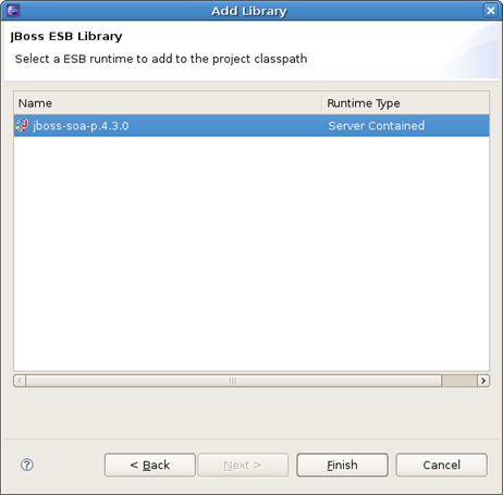 Select a ESB runtime
