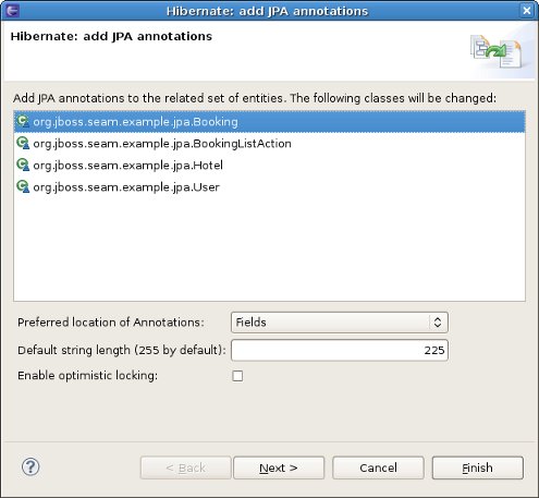 Starting Hibernate:add JPA annotations view