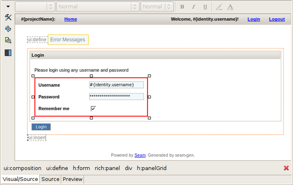 Non-visual Tag in the VPE