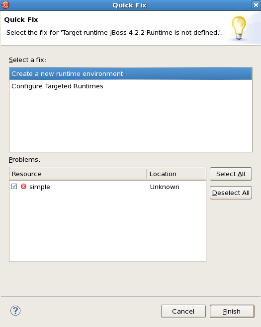 Outlining the two runtime issues.