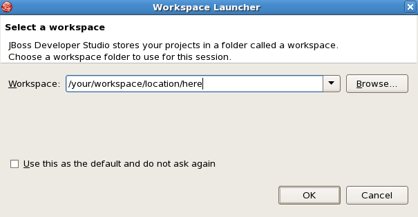 Eclipse Workspace launcher