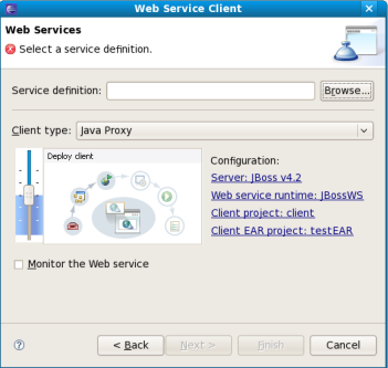 Web Services client creation