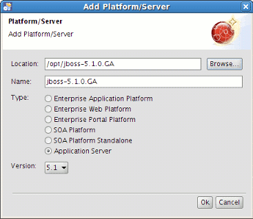 Specify Server Location