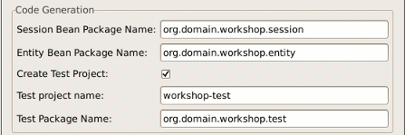 Code Generation Setting
