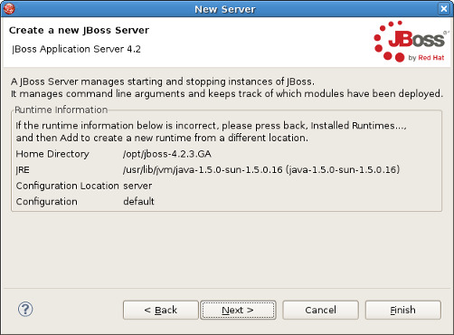 JBoss Runtime Summary