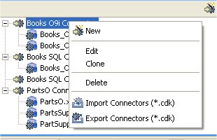 Connectors Context Menu