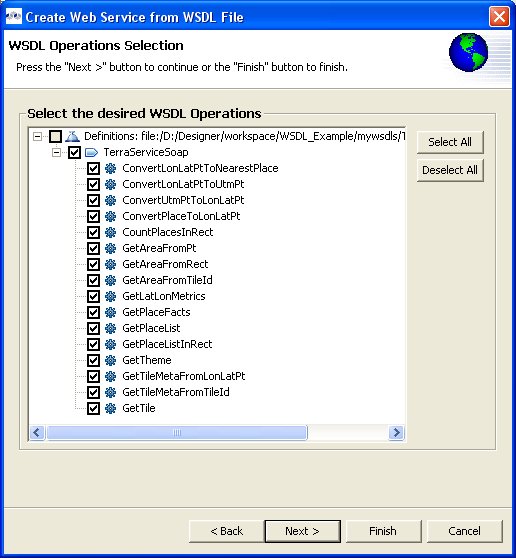 Namespace Resolution Dialog