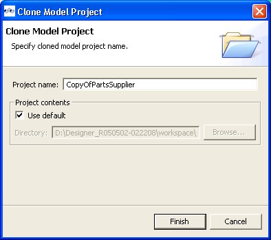 Clone Project In Project Menu