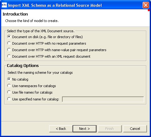 WSDL File Into Web Service Introduction Dialog