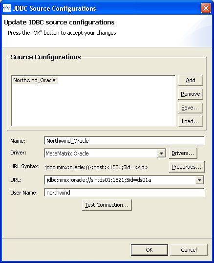 Import Source Configurations Dialog