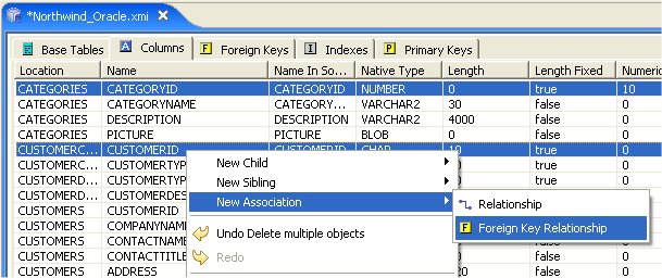 New Association Action In Model Explorer