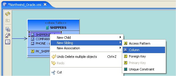 New Sibling Action In Diagram