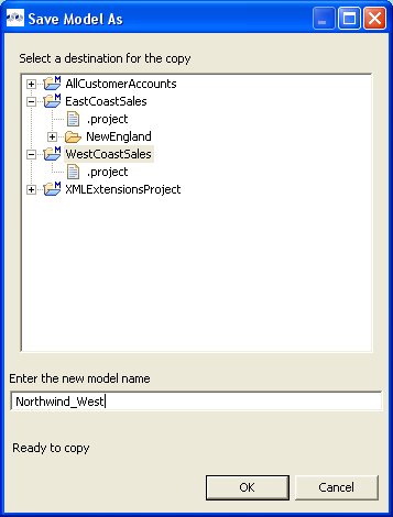 Save Model As Dialog