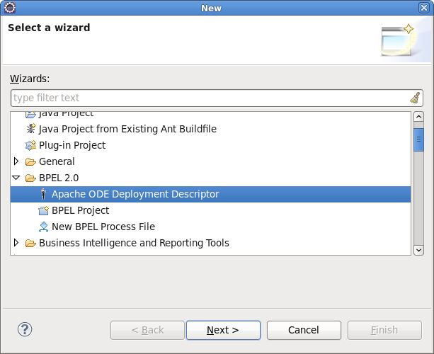 New BPEL Deploy file