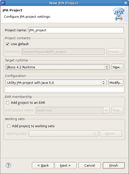 Starting JPA Project