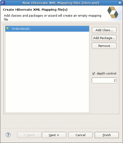 Hibernate XML Mapping File Wizard