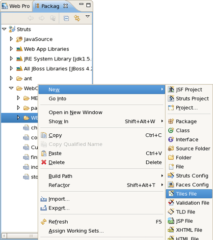 Creating a New Tiles File