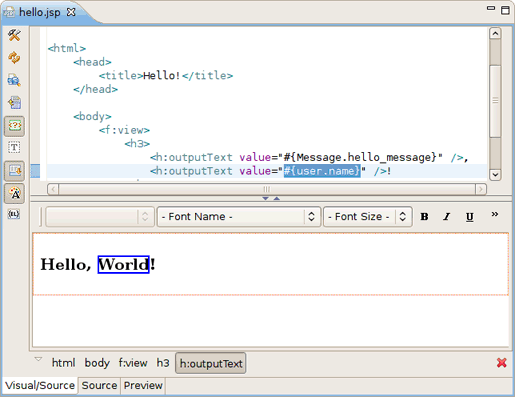 The EL Expression Value