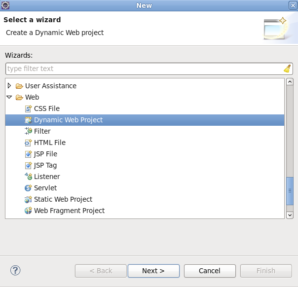 New Dynamic Web Project