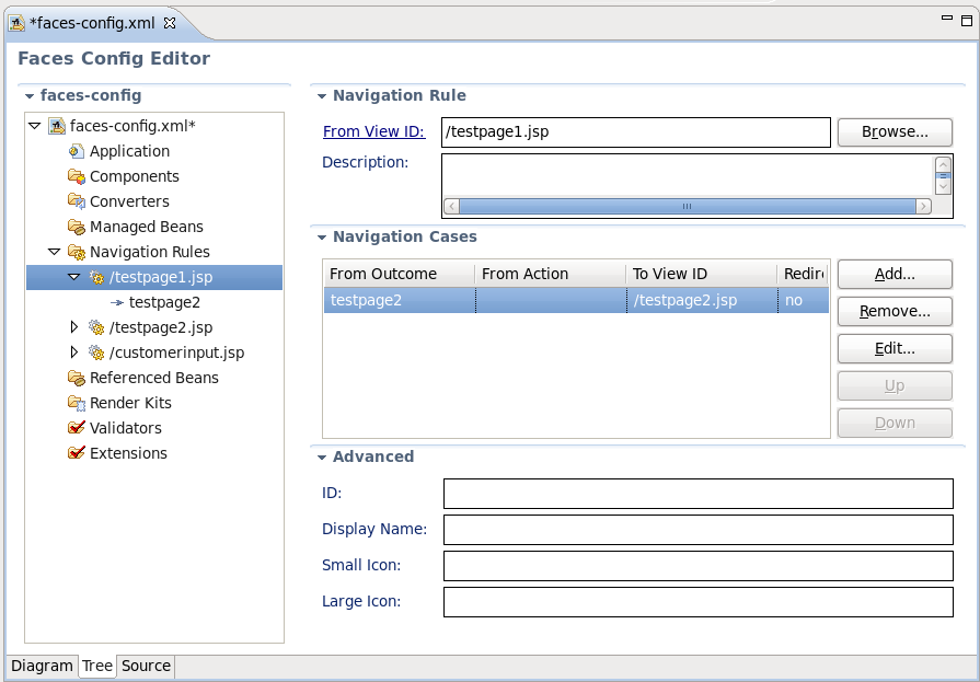 Configuring Navigation Rules