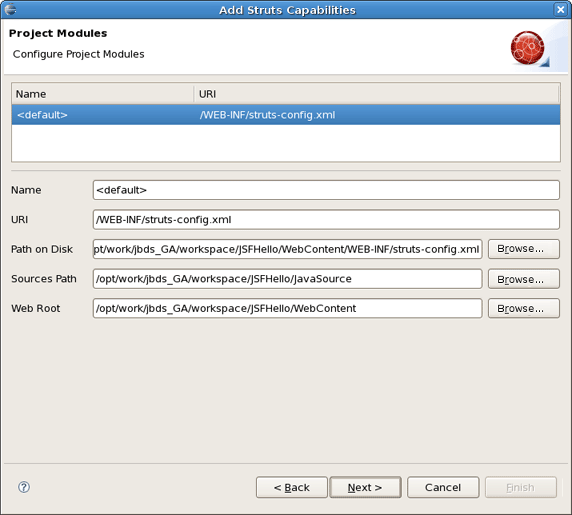 Project Configuration Information