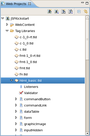 Expanding Tag Library File