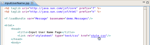 OpenOn With CSS File