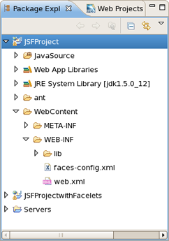 A New Project in the Package Explorer