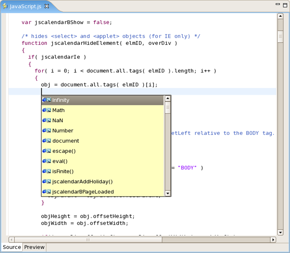 JavaScript Editor