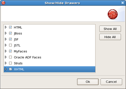 Show/Hide Drawers