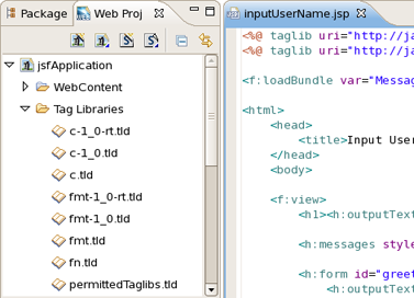 Web Projects View