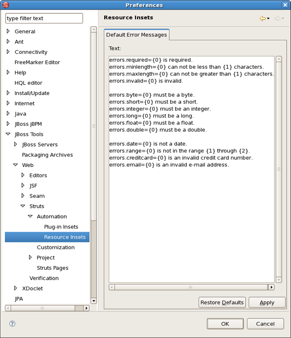 Resource Insets