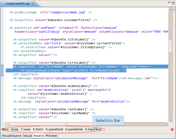 Source View