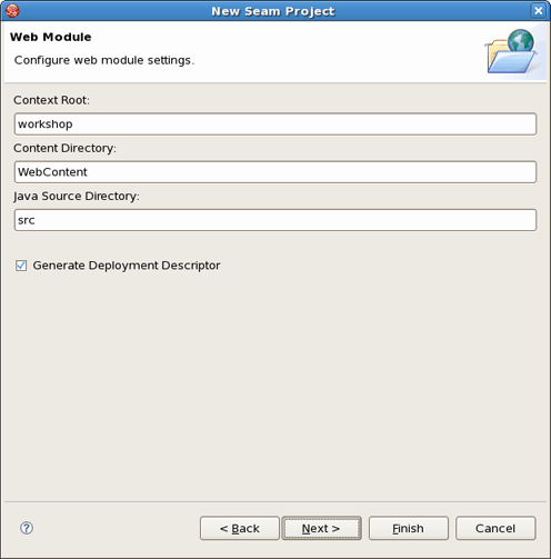 Web Module Settings
