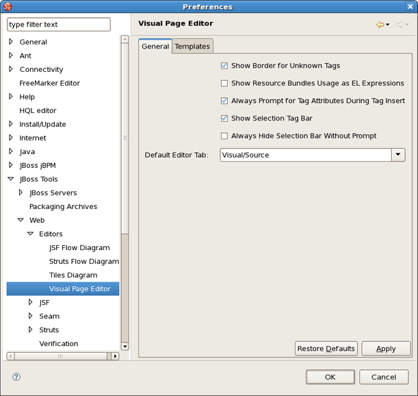 Visual Page Editor