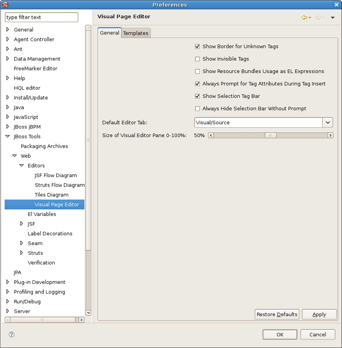 Visual Page Editor