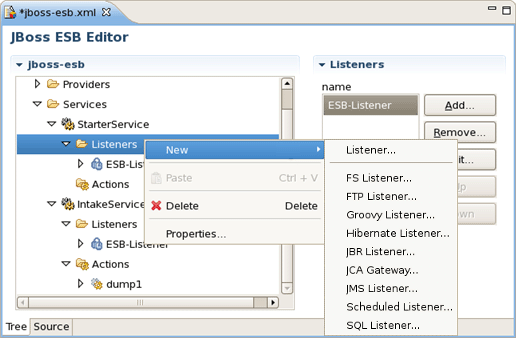 Adding New Listener for Service
