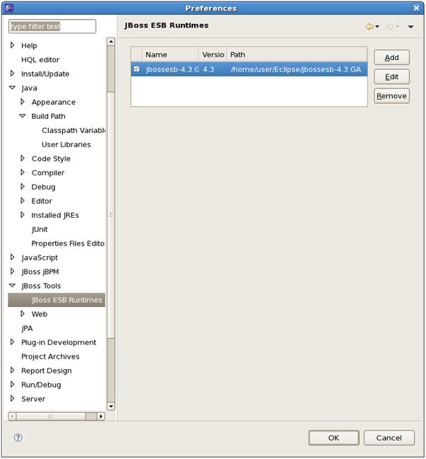 JBoss ESB Runtimes