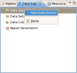 Creating a New Data Source